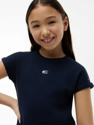 Skaterkleid für Kinder mit tonalem Flaggenlogo