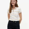 Slim Fit Rugby Stripe Zip Polo