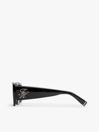 Sonnenbrille mit markantem rechteckigem Rahmen Sonnenbrille mit markantem rechteckigem Rahmen