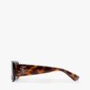 Sonnenbrille mit markantem rechteckigem Rahmen
