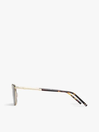 Sonnenbrille mit quadratischem Metallrahmen