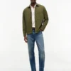 Stückgefärbte Denim-Arbeitsjacke Stückgefärbte Denim-Arbeitsjacke