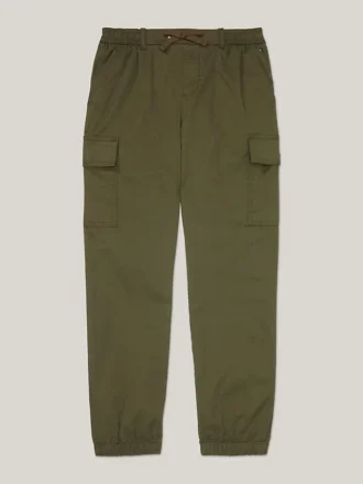 Stretch-Cargo-Chino-Jogginghose für Kinder