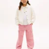 Stretch-Chino-Cargo-Jogginghose für Kinder Stretch-Chino-Cargo-Jogginghose für Kinder