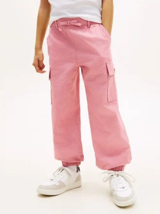 Stretch-Chino-Cargo-Jogginghose für Kinder Stretch-Chino-Cargo-Jogginghose für Kinder