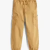 Stretch-Chino-Cargo-Jogginghose für Kinder Stretch-Chino-Cargo-Jogginghose für Kinder