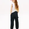 Stretch-Chino-Cargo-Jogginghose für Kinder Stretch-Chino-Cargo-Jogginghose für Kinder