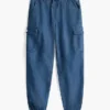 Stretch-Chino-Cargo-Jogginghose für Kinder Stretch-Chino-Cargo-Jogginghose für Kinder