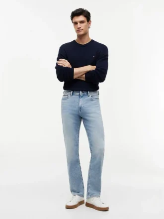Stretch-Jeans in gerader Passform