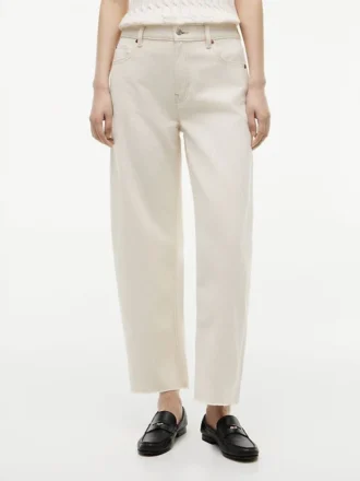 Stretch-Jeans mit hoher Leibhöhe
