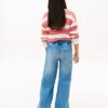 Stretch-Jeans mit weitem Bein für Kinder Stretch-Jeans mit weitem Bein für Kinder