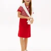 Stretch-Polo-Skaterkleid für Kinder
