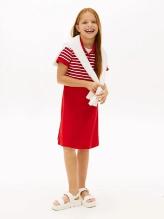 Stretch-Polo-Skaterkleid für Kinder Stretch-Polo-Skaterkleid für Kinder