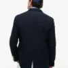 Strukturierter Blazer aus Baumwoll-Woll-Mischung Strukturierter Blazer aus Baumwoll-Woll-Mischung