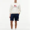 Sweatshorts mit gewelltem Flaggenlogo in Regular Fit Sweatshorts mit gewelltem Flaggenlogo in Regular Fit