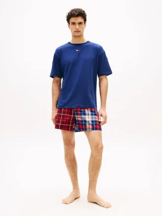 T-Shirt & gewebte Shorts Schlafanzug-Set T-Shirt & gewebte Shorts Schlafanzug-Set