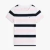 T-Shirt mit Rundhalsausschnitt und Rugby-Streifen T-Shirt mit Rundhalsausschnitt und Rugby-Streifen