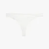 Tanga aus Stretch-Baumwolle mit wiederholtem Logo Tanga aus Stretch-Baumwolle mit wiederholtem Logo