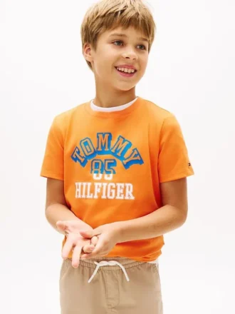 Tommy Arch Logo T-Shirt für Kinder Tommy Arch Logo T-Shirt für Kinder