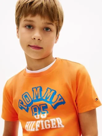 Tommy Arch Logo T-Shirt für Kinder Tommy Arch Logo T-Shirt für Kinder