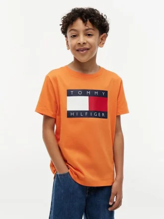 Tommy Flag Logo T-Shirt für Kinder Tommy Flag Logo T-Shirt für Kinder