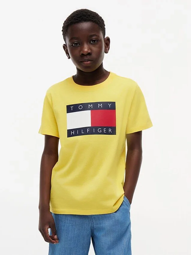 Tommy Flag Logo T-Shirt für Kinder Tommy Flag Logo T-Shirt für Kinder