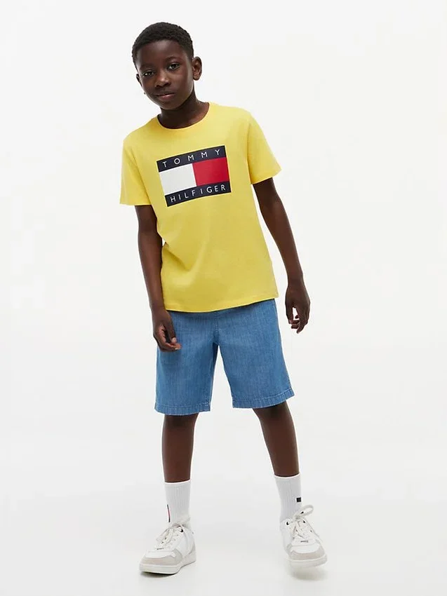 Tommy Flag Logo T-Shirt für Kinder Tommy Flag Logo T-Shirt für Kinder