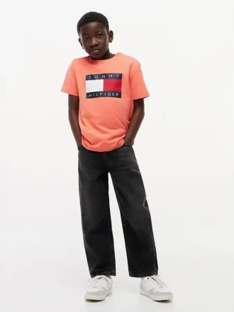 Tommy Flag Logo T-Shirt für Kinder Tommy Flag Logo T-Shirt für Kinder