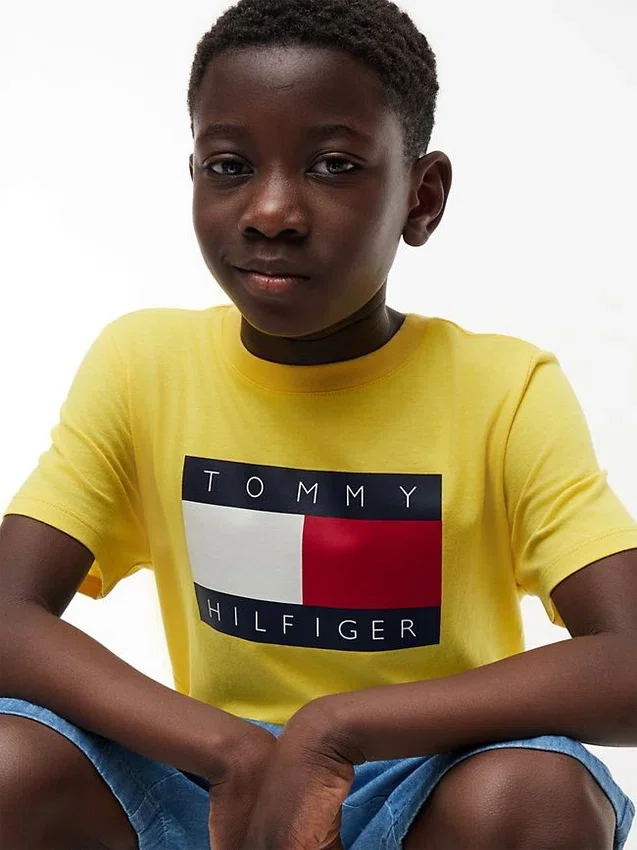 Tommy Flag Logo T-Shirt für Kinder Tommy Flag Logo T-Shirt für Kinder
