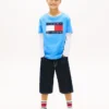 Tommy Flag Logo T-Shirt für Kinder