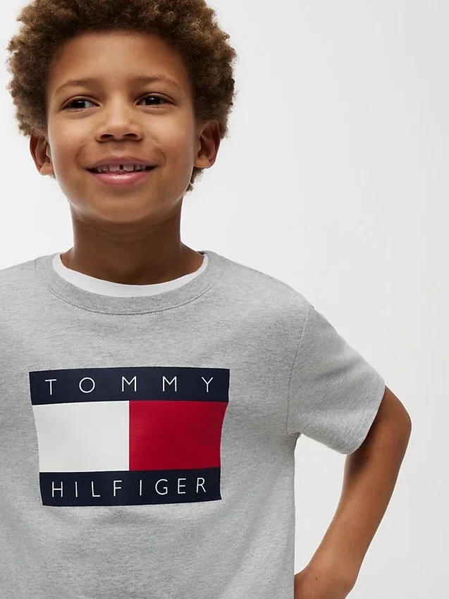 Tommy Flag Logo T-Shirt für Kinder Tommy Flag Logo T-Shirt für Kinder