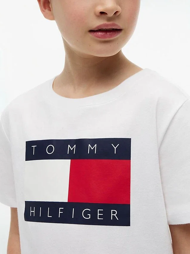 Tommy Flag Logo T-Shirt für Kinder Tommy Flag Logo T-Shirt für Kinder