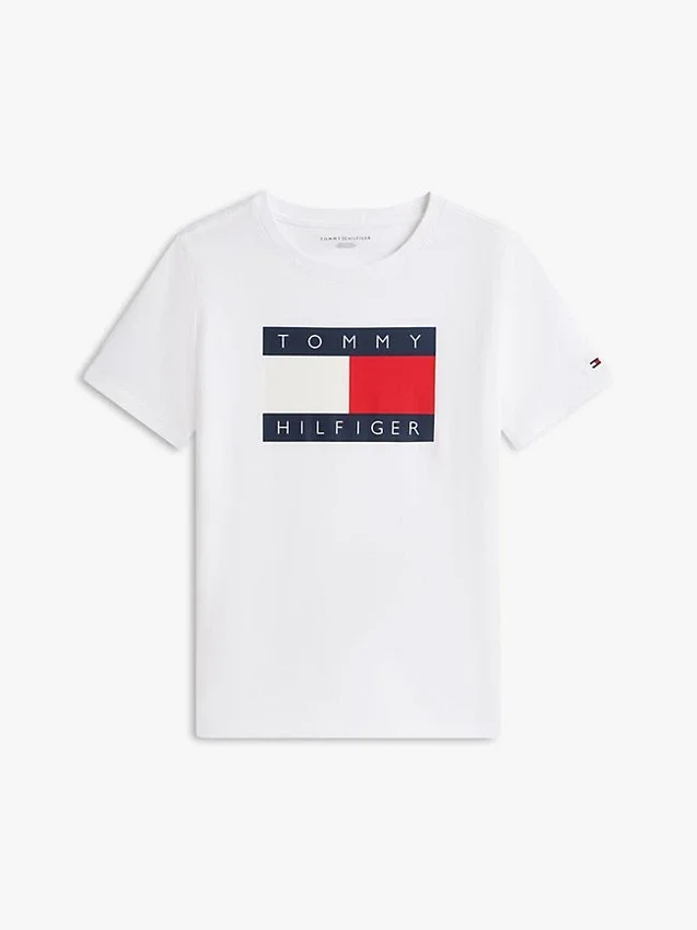 Tommy Flag Logo T-Shirt für Kinder Tommy Flag Logo T-Shirt für Kinder