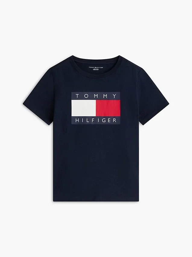 Tommy Flag Logo T-Shirt für Kinder Tommy Flag Logo T-Shirt für Kinder