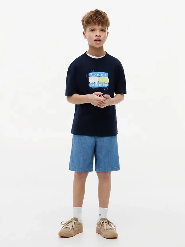 Tommy Graffiti Logo T-Shirt für Kinder Tommy Graffiti Logo T-Shirt für Kinder