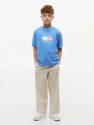 Tommy Graffiti Logo T-Shirt für Kinder Tommy Graffiti Logo T-Shirt für Kinder