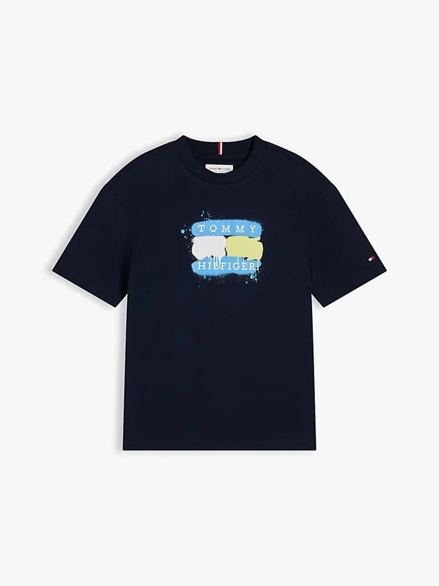 Tommy Graffiti Logo T-Shirt für Kinder Tommy Graffiti Logo T-Shirt für Kinder