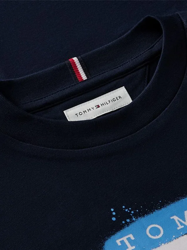 Tommy Graffiti Logo T-Shirt für Kinder Tommy Graffiti Logo T-Shirt für Kinder