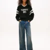 Tommy Jeans 85 Varsity-Pullover mit V-Ausschnitt Tommy Jeans 85 Varsity-Pullover mit V-Ausschnitt