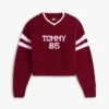 Tommy Jeans 85 Varsity-Pullover mit V-Ausschnitt Tommy Jeans 85 Varsity-Pullover mit V-Ausschnitt