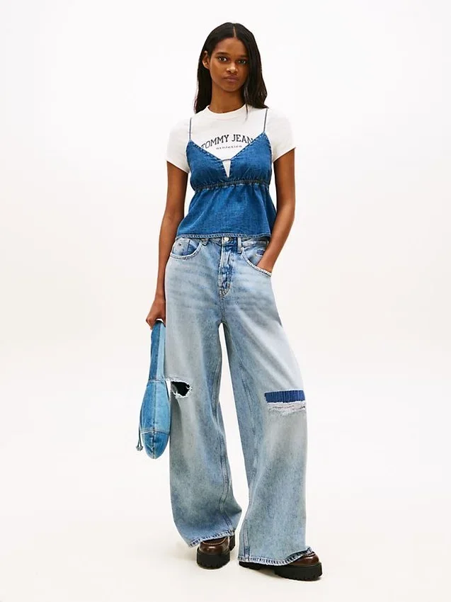 Tommy Jeans Chambray-Tanktop Tommy Jeans Chambray-Tanktop