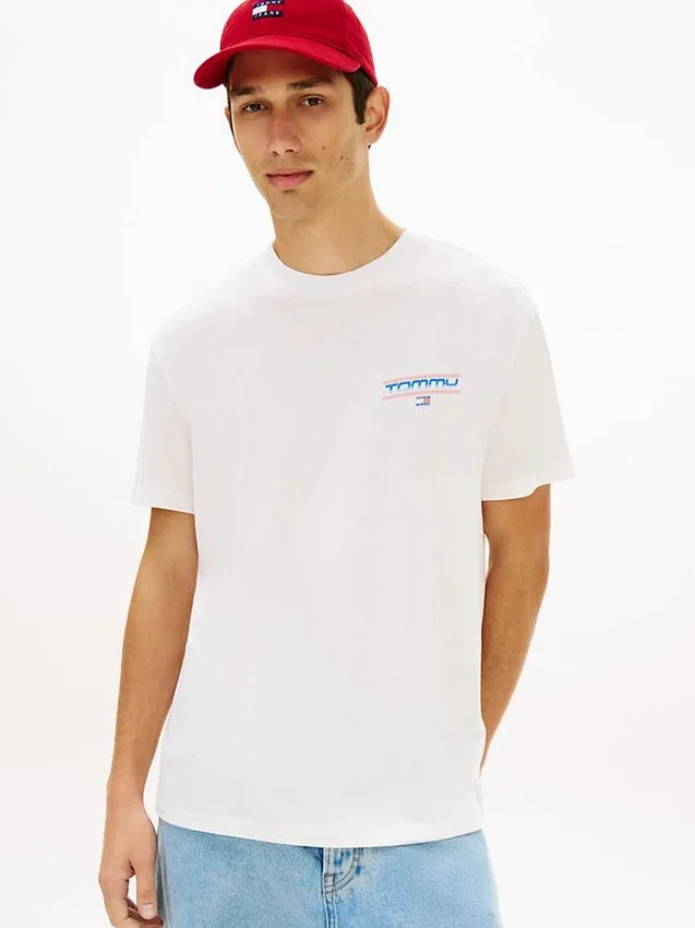 Tommy Jeans Fitness-T-Shirt mit Grafik Tommy Jeans Fitness-T-Shirt mit Grafik