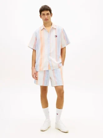 Tommy Jeans Gestreifte Dobby-Shorts Tommy Jeans Gestreifte Dobby-Shorts