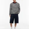Tommy Jeans Gestreifter Bouclé-Pullover Tommy Jeans Gestreifter Bouclé-Pullover