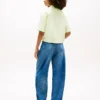 Tommy Jeans Hemd aus Leinenmischung mit Bindeband vorne Tommy Jeans Hemd aus Leinenmischung mit Bindeband vorne
