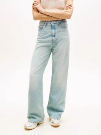 Tommy Jeans High-Rise-Jeans mit weitem Bein Tommy Jeans High-Rise-Jeans mit weitem Bein