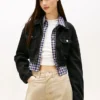 Tommy Jeans Kurze Jeansjacke mit Reißverschluss Tommy Jeans Kurze Jeansjacke mit Reißverschluss