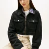 Tommy Jeans Kurze Jeansjacke mit Reißverschluss Tommy Jeans Kurze Jeansjacke mit Reißverschluss