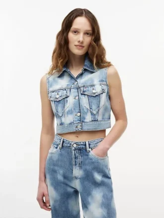 Tommy Jeans Kurze Jeansweste
