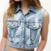 Tommy Jeans Kurze Jeansweste Tommy Jeans Kurze Jeansweste